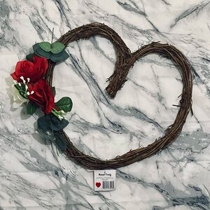 Charming Red and Green Holiday Wreath